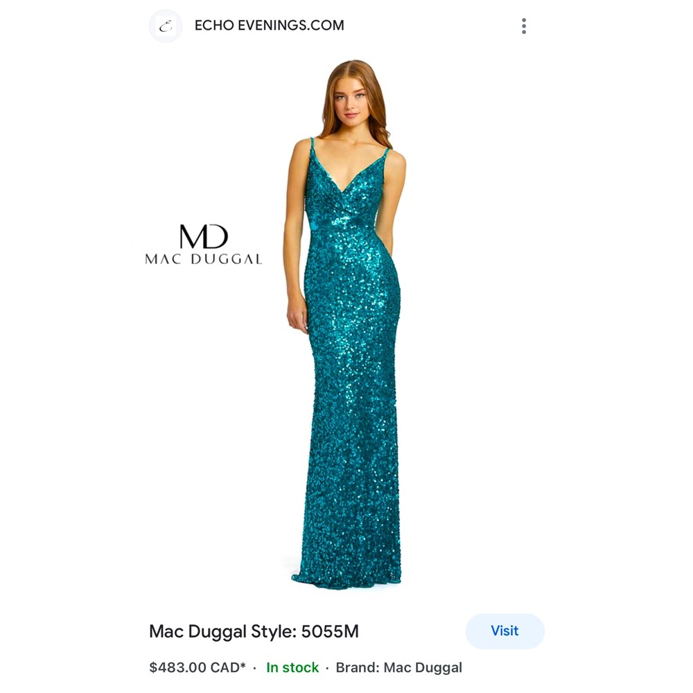 Mac Duggal Style: 5055M sequin mermaid dress 👗
